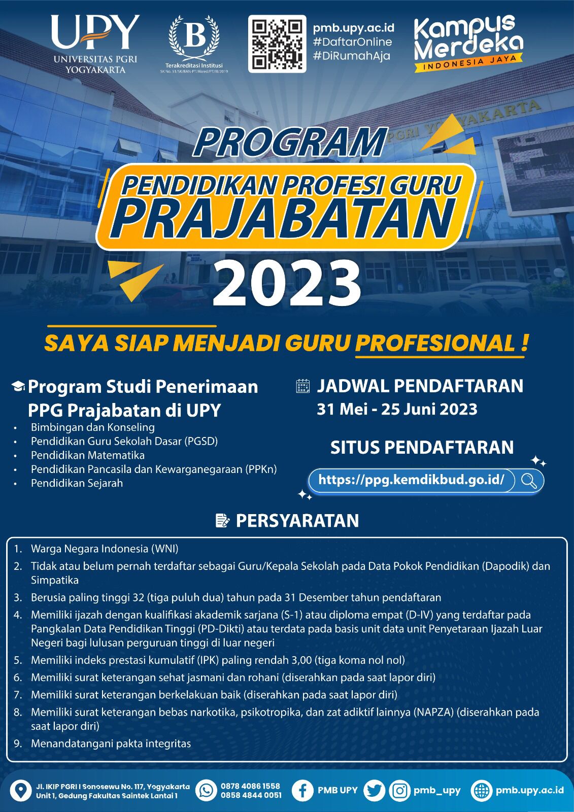 Program Pendidikan Profesi Guru Prajabatan 2023