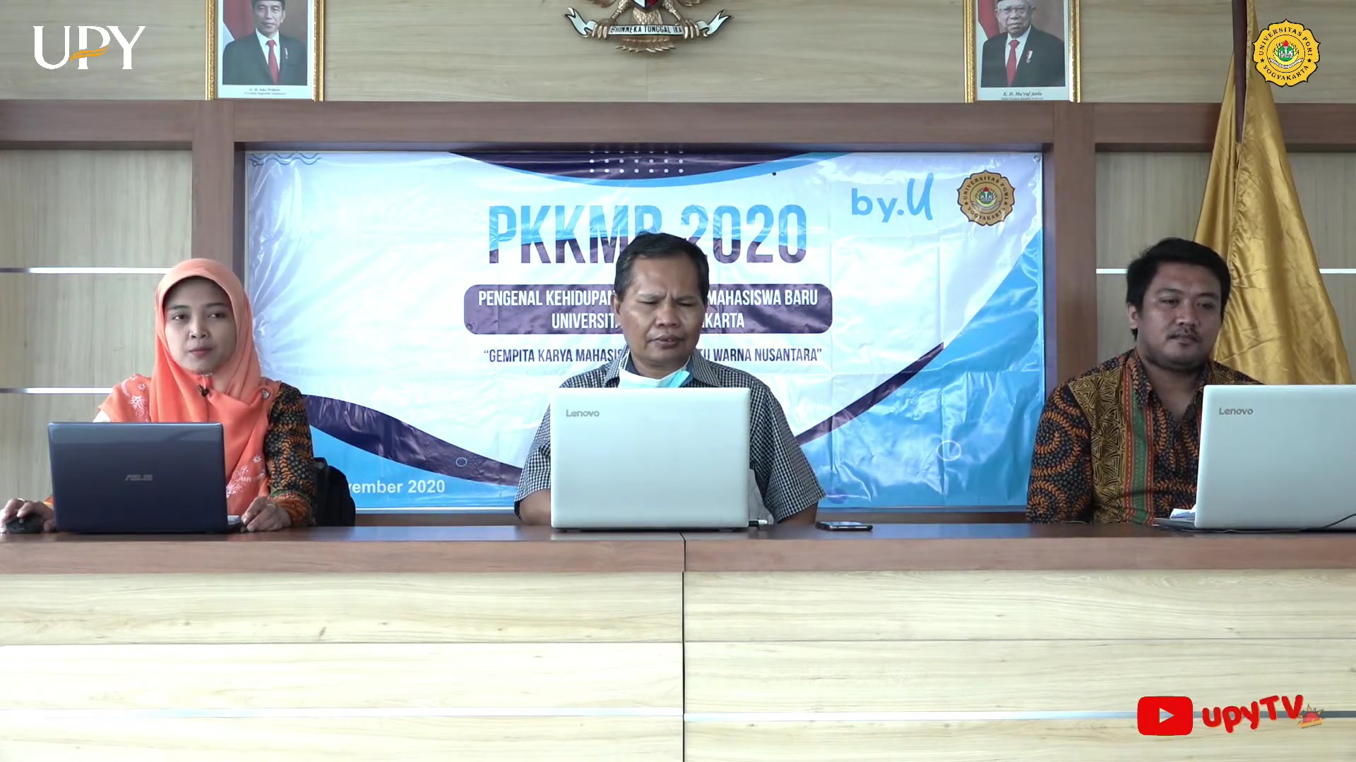 Sambut Mahasiswa Baru, UPY Gelar PKKMB Secara Daring