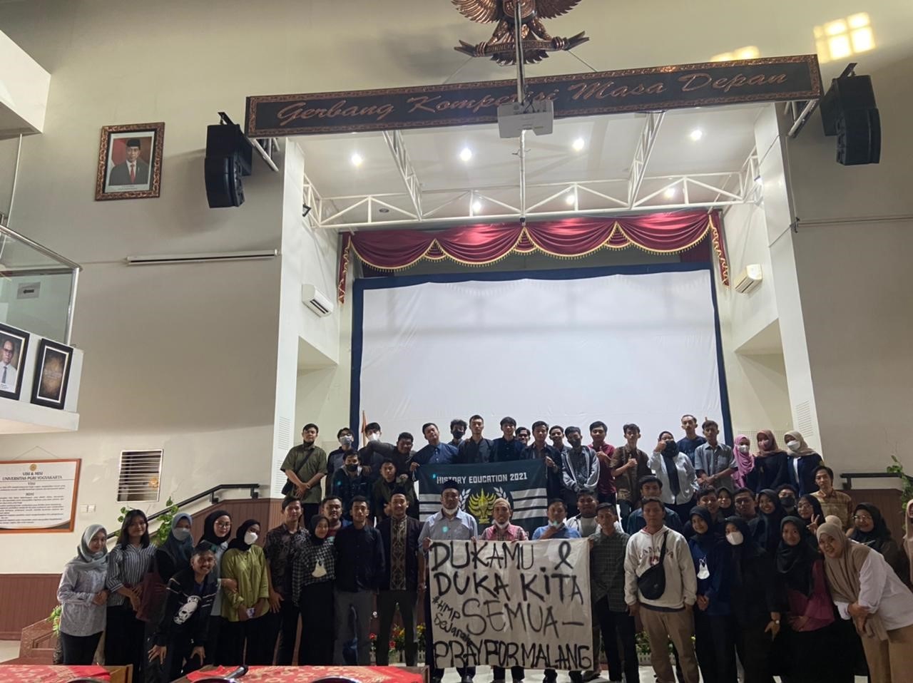 UPY Gelar Doa Bersama Untuk Korban Tragedi Kanjuruhan