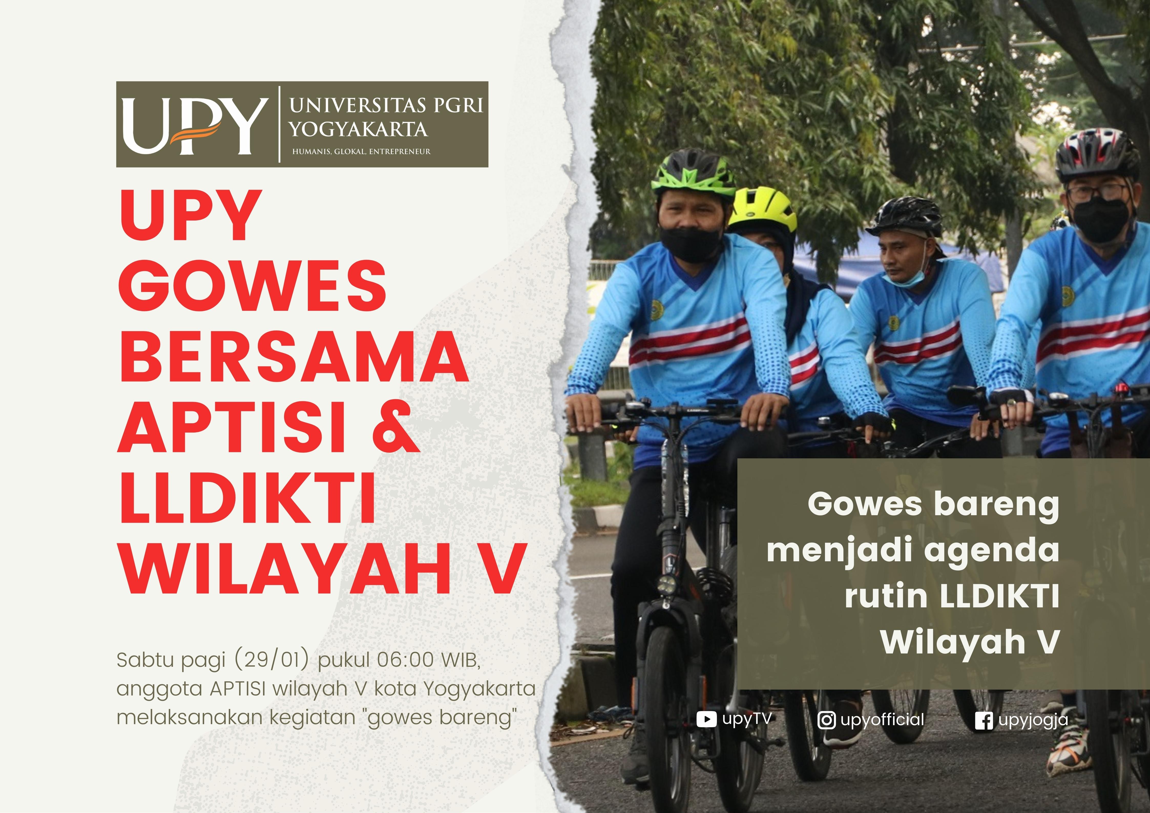 UPY Gowes Bersama APTISI & LLDIKTI Wilayah V