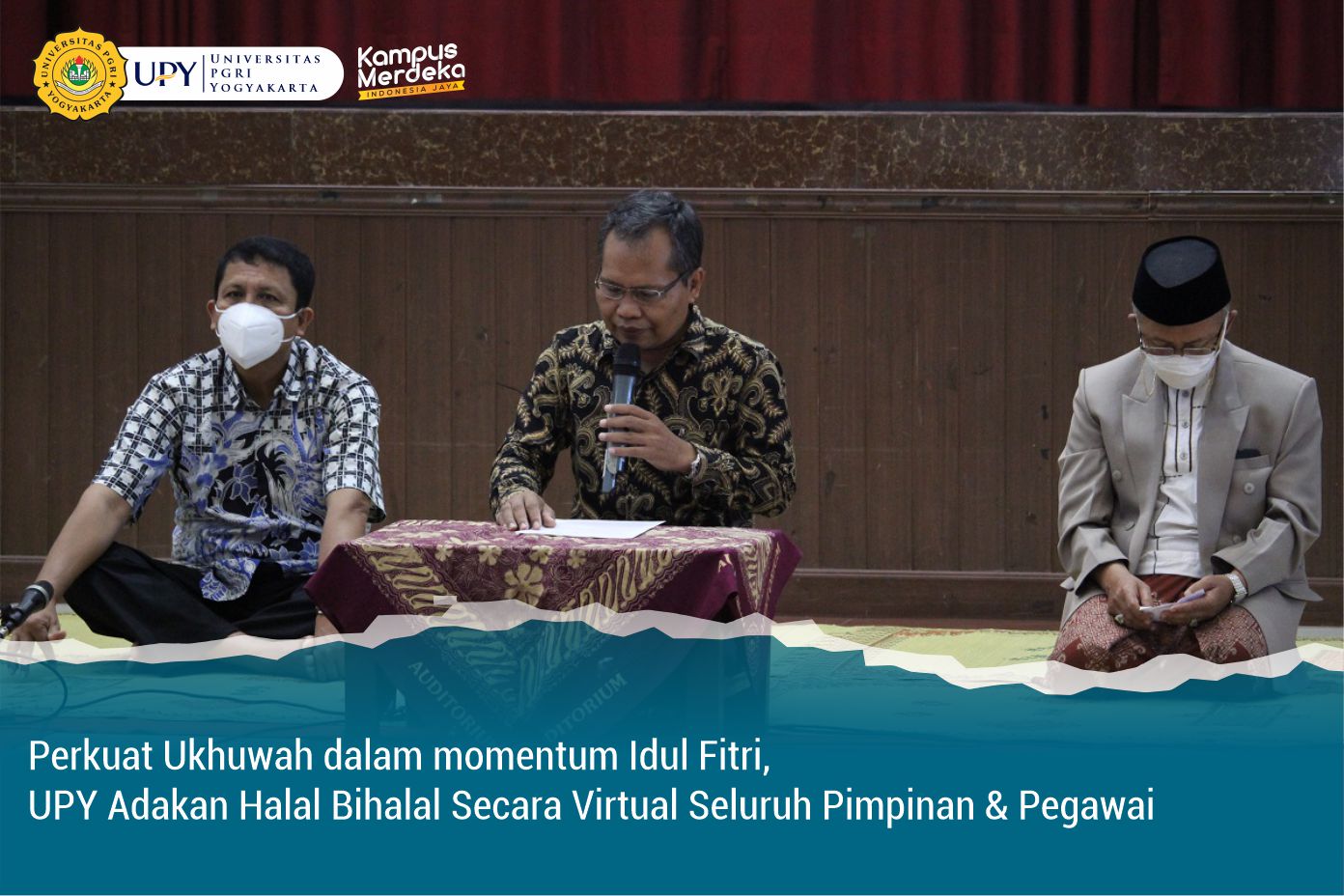 Perkuat Ukhuwah dalam momentum Idul Fitri, UPY Adakan Halal Bihalal Secara Daring.